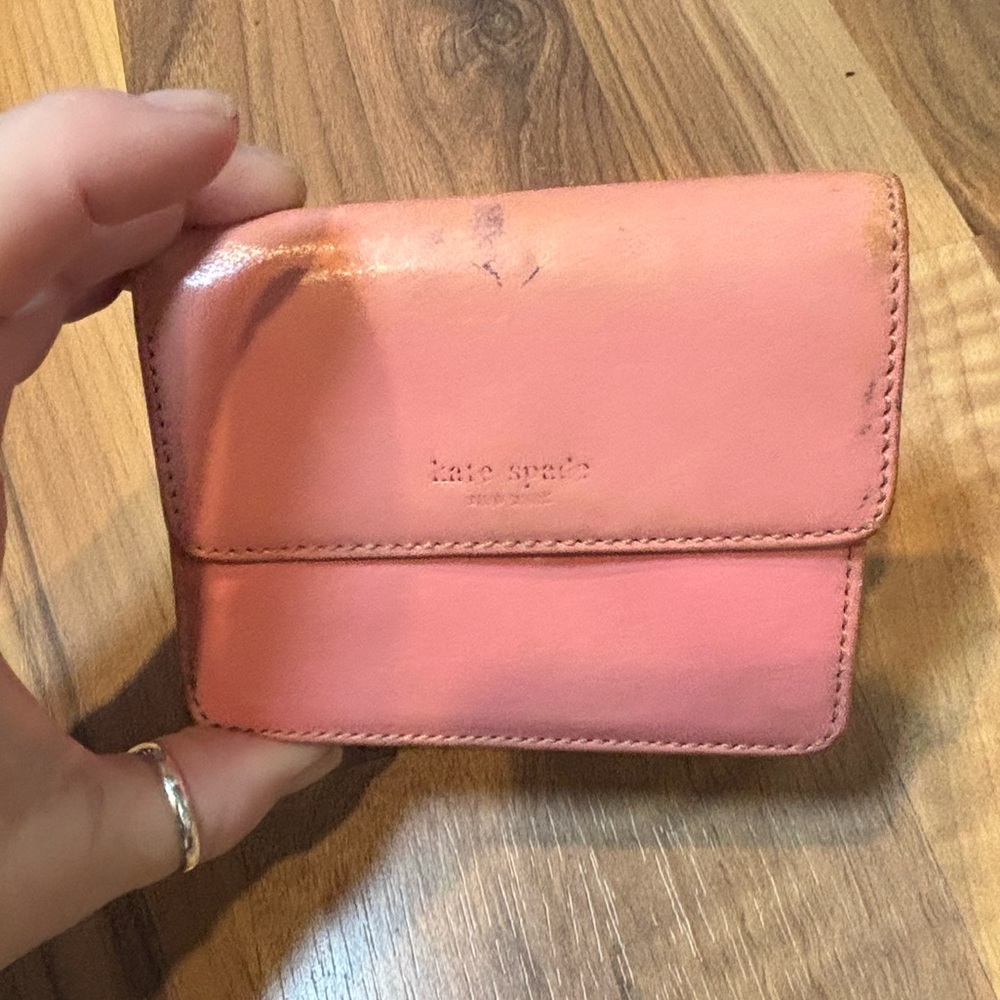 Set of 3 Used Wallets ID holder Kate Spade Pink and Men’s Leather
